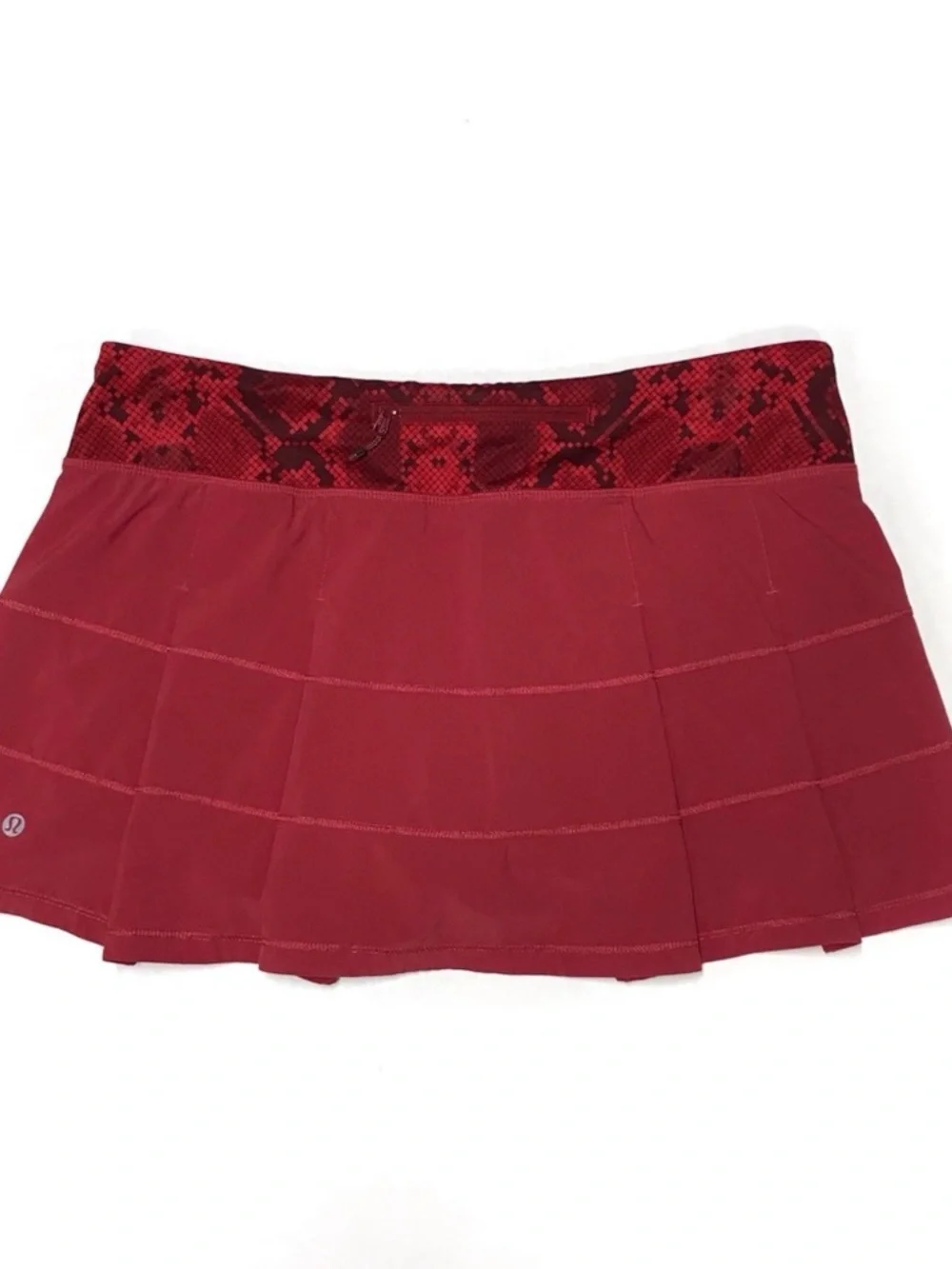 Lululemon Pace Rival Skirt II Size 10 Cranberry